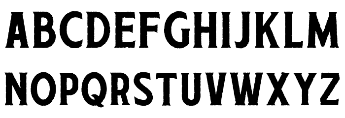 Retjeh Demo Rough Font LOWERCASE