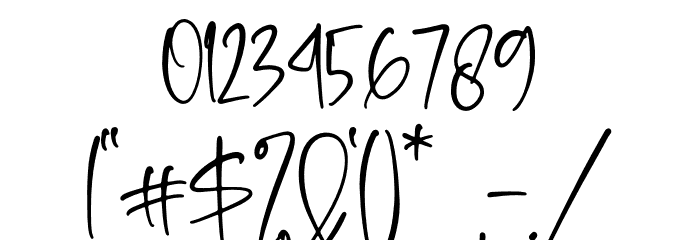 Retonderita Font OTHER CHARS