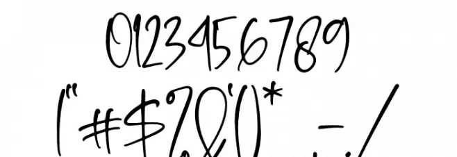 Retonderita Font OTHER CHARS