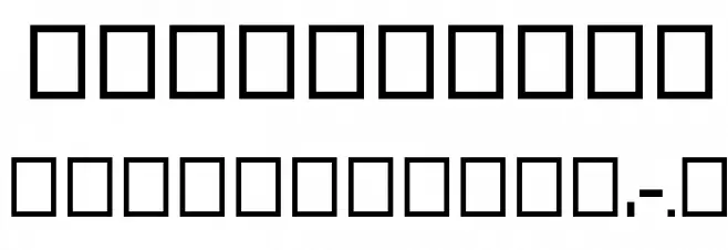 Retorica Font OTHER CHARS