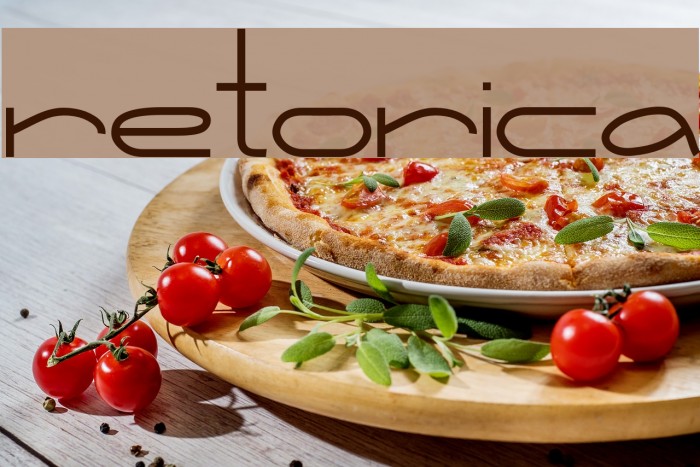 Retorica Font examples