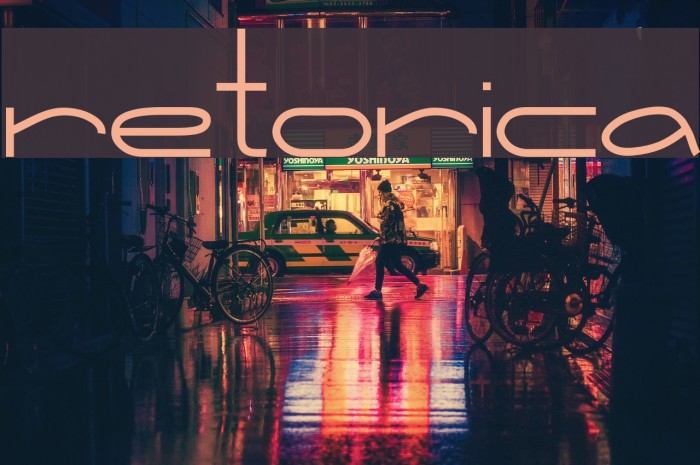 Retorica Font examples