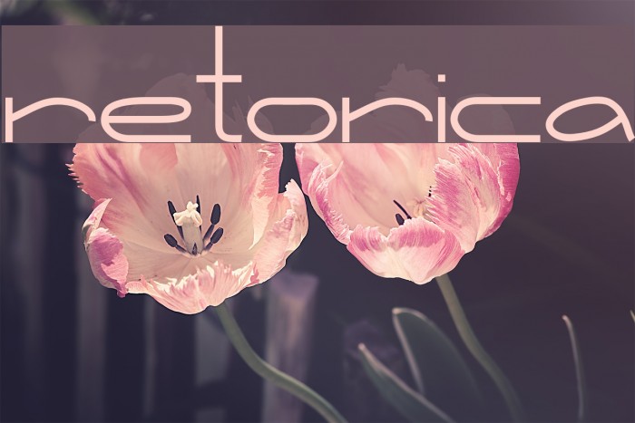 Retorica Font examples