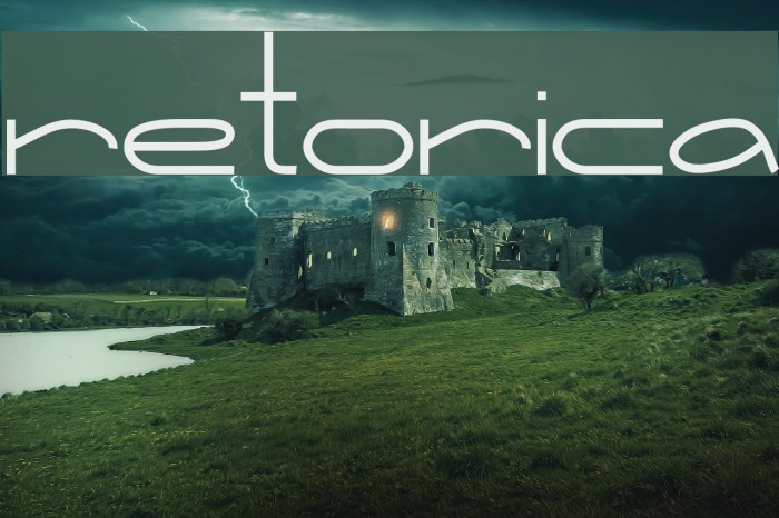 Retorica Font examples