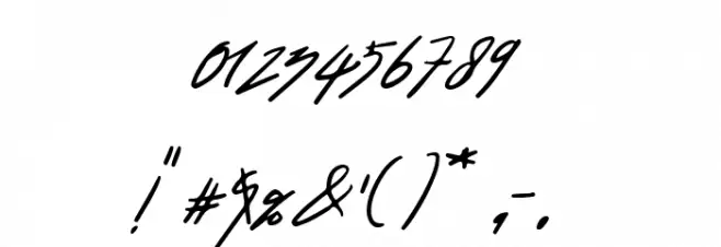 Retquizer Font OTHER CHARS