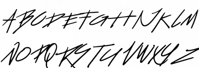 Retquizer フォント 大文字