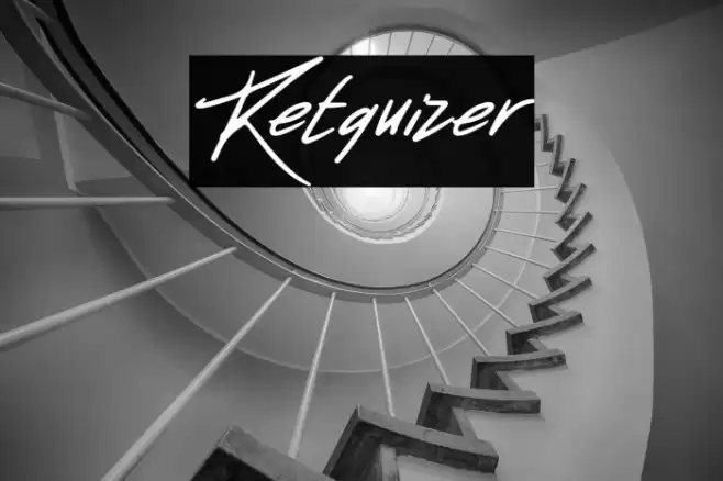 Retquizer Font examples