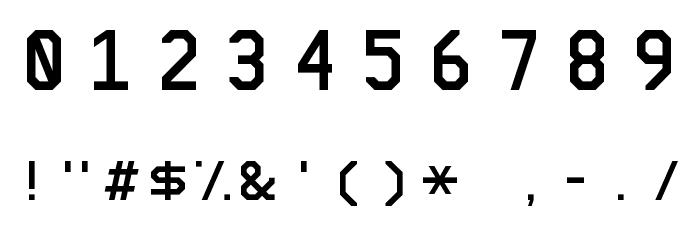 RetraConsole Regular 字体 其它煤焦