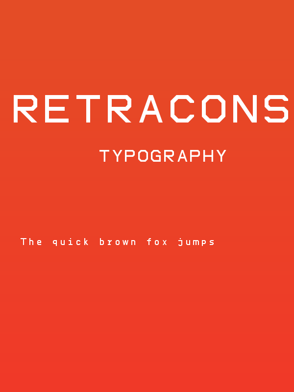 RetraConsole Regular Poster