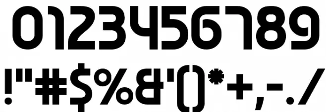 Retrahaus Font OTHER CHARS