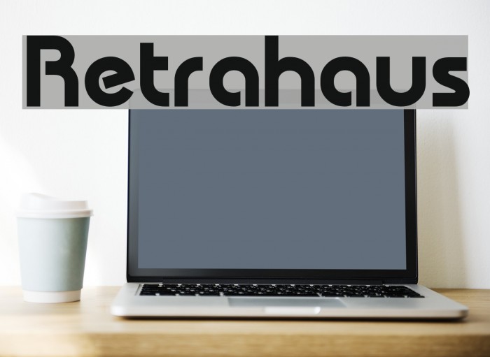 Retrahaus Font examples
