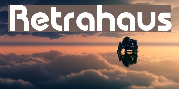 Retrahaus Font examples
