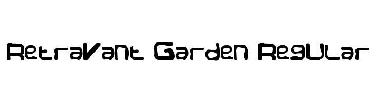 Retravant Garden Regular  font caratteri gratis