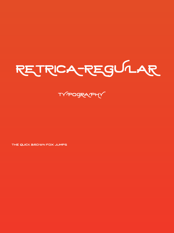 Retrica-Regular Poster