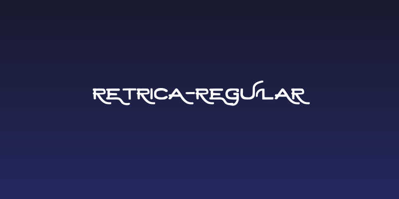 Retrica-Regular Social Header