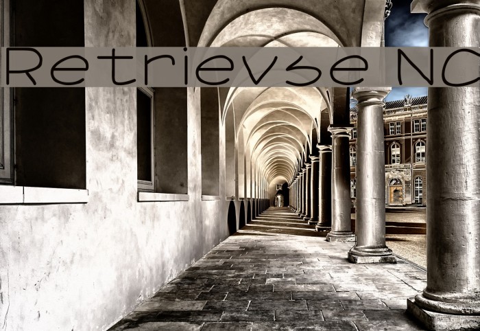 Retrievse NC Schriftart examples