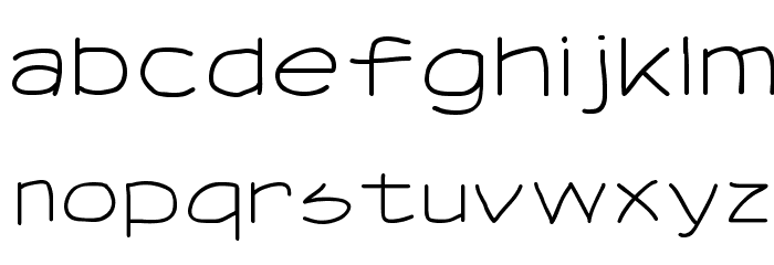 Retrievse NC Schriftart Kleinbuchstaben