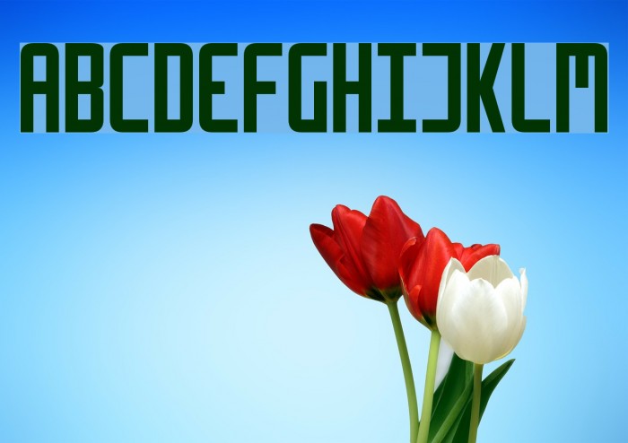 Retriga Font examples