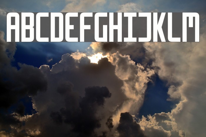 Retriga Font examples