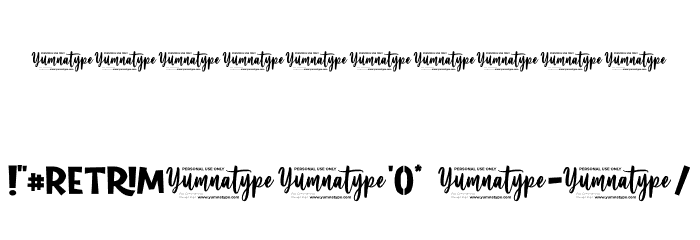 Retrim Personal Use Font OTHER CHARS