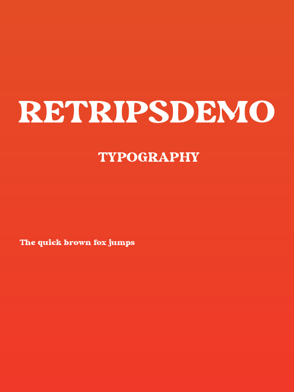 RetripsDEMO Poster