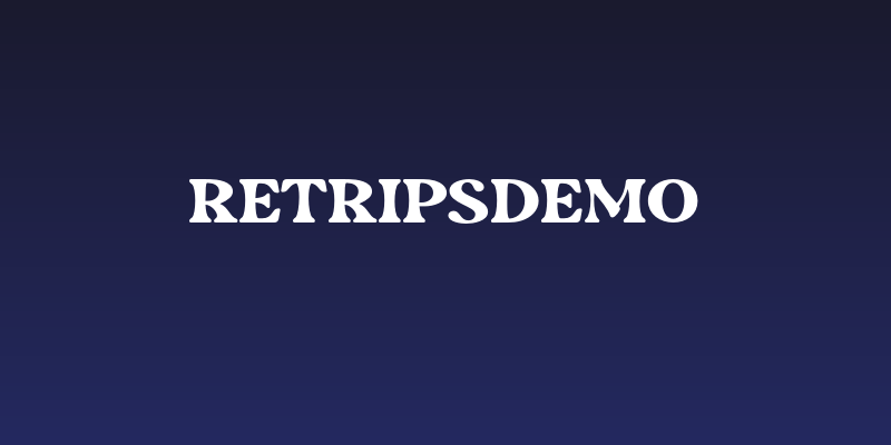 RetripsDEMO Social Header