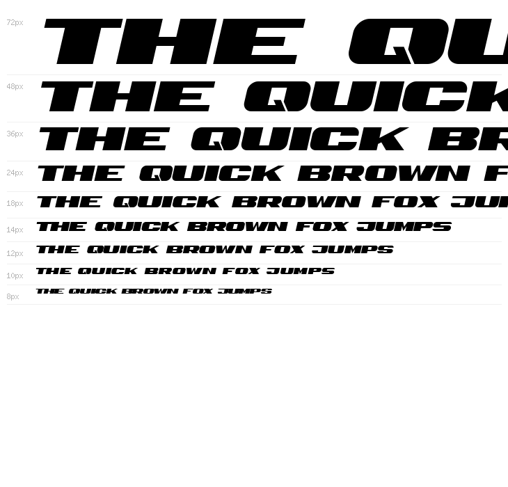 Retrive Italic Waterfall