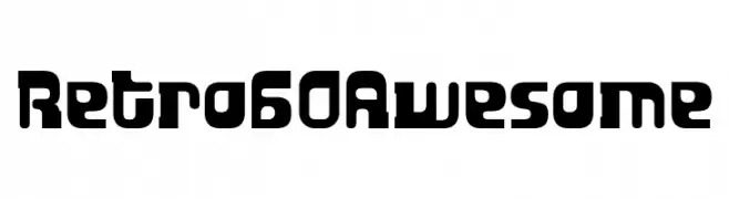 Retro 60 Awesome  Frei Schriftart Herunterladen