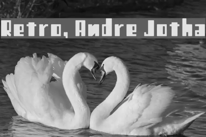 Retro, Andre Jotha Font examples