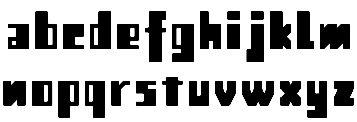 Retro, Andre Jotha Font LOWERCASE
