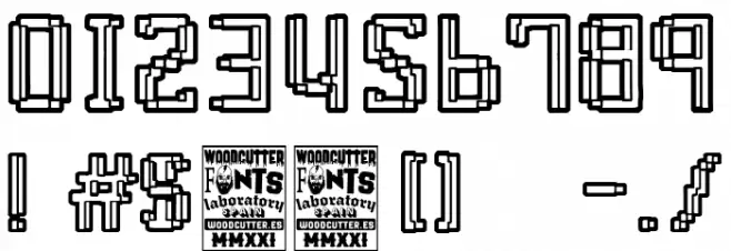 Retro Arcade Club फ़ॉन्ट अन्य घर का काम