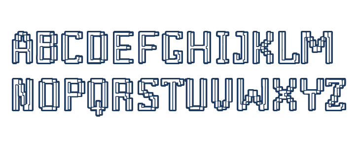 Retro Arcade Club Uppercase