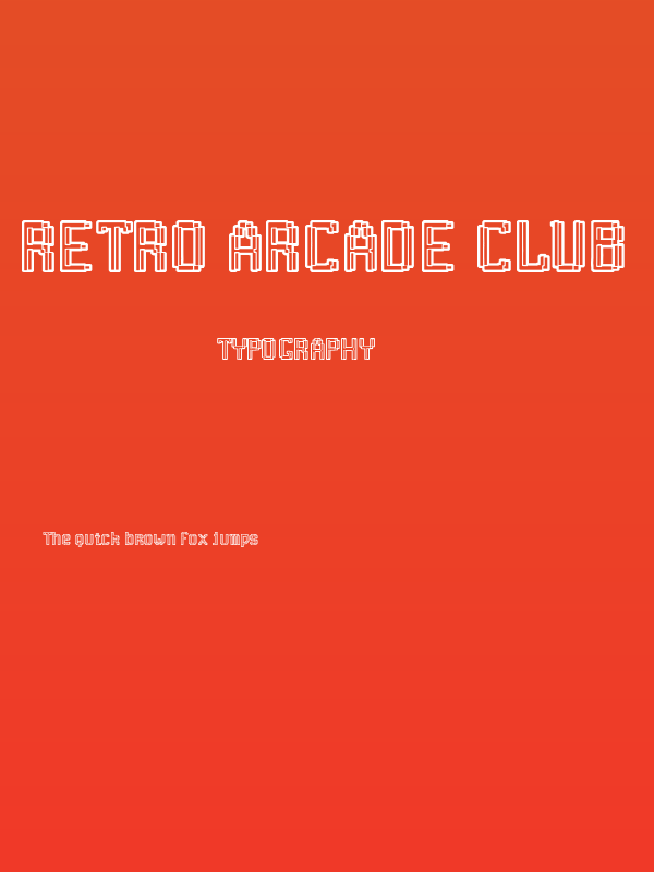 Retro Arcade Club Poster