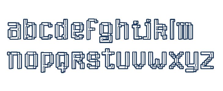 Retro Arcade Club Lowercase