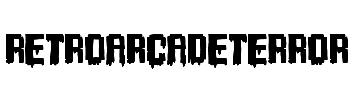 Retro Arcade Terror  les polices de caractères gratuit tlcharger