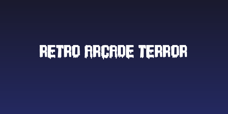 Retro Arcade Terror Social Header