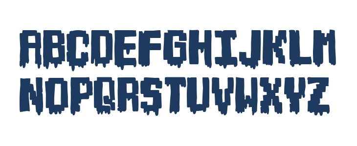 Retro Arcade Terror Lowercase