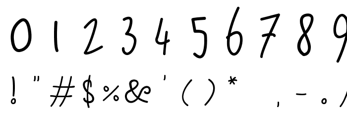 Retro Bagels! Font OTHER CHARS