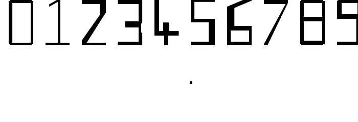 Retro Blocky Font OTHER CHARS