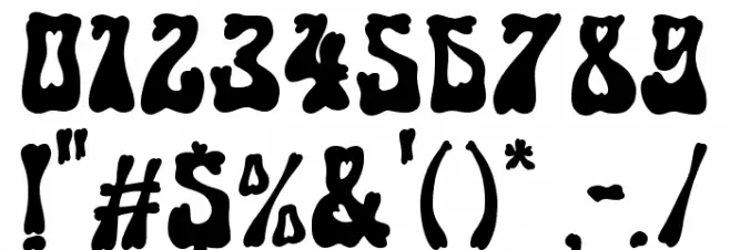 Retro Bones Font OTHER CHARS