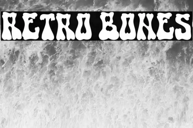 Retro Bones फ़ॉन्ट examples