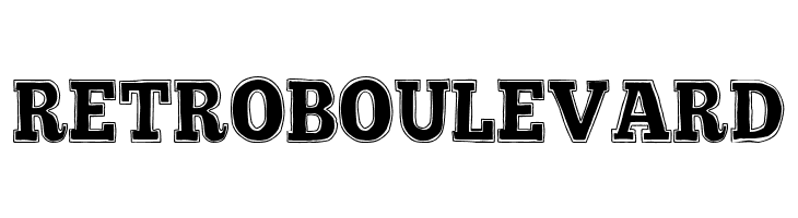 Retro Boulevard  Descarca Fonturi Gratis