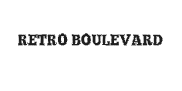 Retro Boulevard Logo