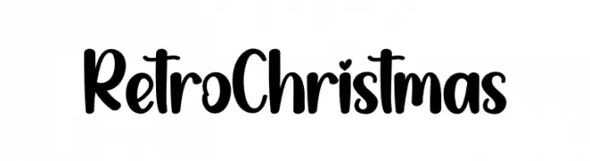 Retro Christmas Font