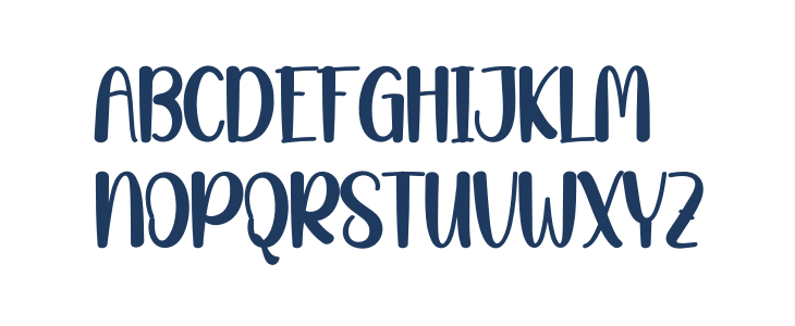 Retro Christmas Uppercase