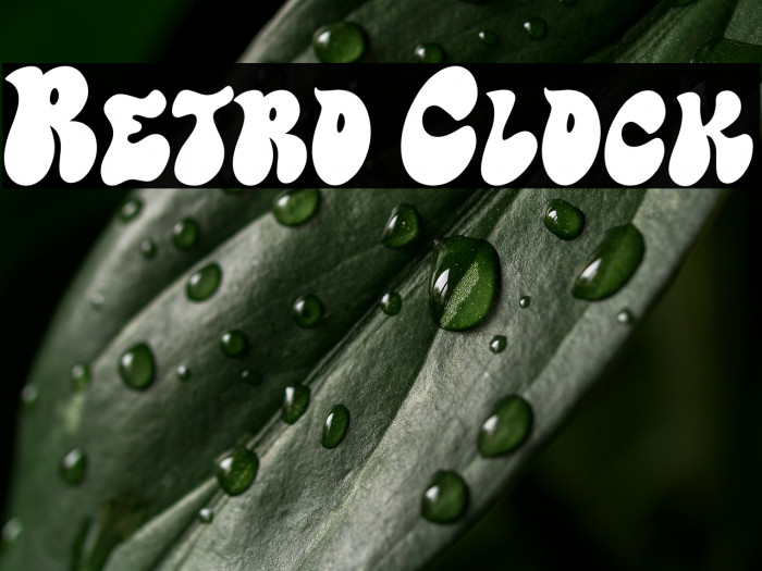 Retro Clock Example 2