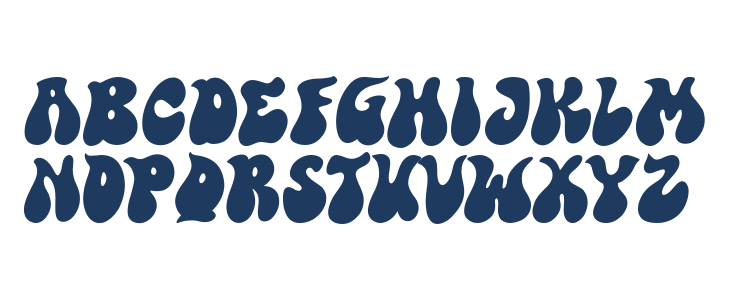 Retro Clock Lowercase