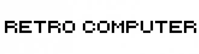 Retro Computer  Free Fonts Download