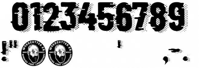 Retro Computer Font OTHER CHARS