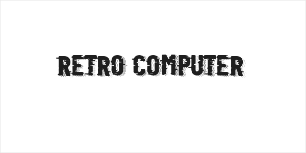 Retro Computer Logo